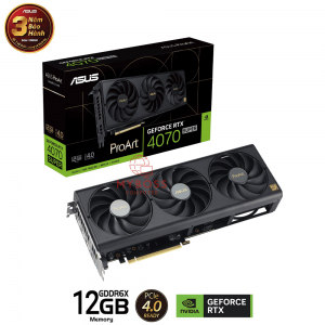 VGA ASUS ProArt RTX 4070 SUPER 12GB GDDR6X