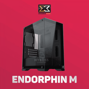 Vỏ Case XIGMATEK ENDORPHIN M - Black (Tặng 3 Fan ARGB/ Chỉnh Led Qua Phần Mềm)
