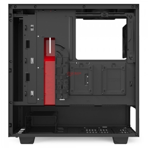 Vỏ Case NZXT H510 Matte Black - Đen Đỏ