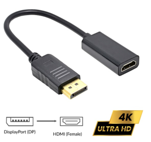 Cáp chuyển đổi Displayport to HDMI 4K