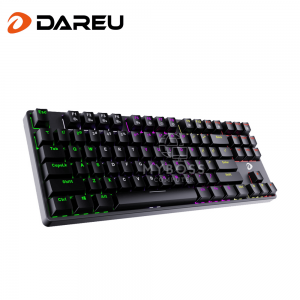 Bàn Phím Cơ DareU EK87 Black MULTI-LED - Brown Switch
