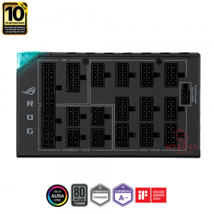 Nguồn ASUS ROG THOR 1600T GAMING 1600W - 80 Plus Titanium (PCI Gen 5.0 - Full Modular)