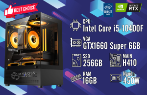Bộ PC GAMING I5-10400F/ RAM 16GB/ SSD 256GB/ VGA GTX 1660 Super 6GB