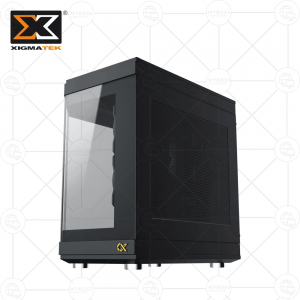 Vỏ Case XIGMATEK ALPHA CUBI - Black (Tặng 3 Fan RGB)