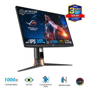 Màn Hình ASUS ROG Swift PG259QN 24.5in/ 360hz/ IPS/ 1ms GTG/ G-SYNC/ HDR