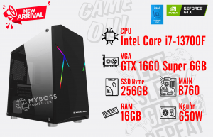 Bộ PC I7-13700F/ Ram 16G/ SSD Nvme 256G/ VGA GTX 1660 Super 6G
