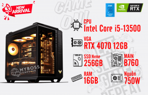 Bộ PC I5-13500/ Ram 16G/ SSD Nvme 256G/ VGA RTX 4070 12GB