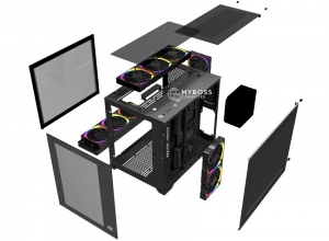 Vỏ Case MIK LV12 - Black - No Fan