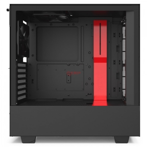 Vỏ Case NZXT H510i Matte Black- Đỏ Đen 