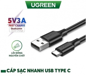 Cáp sạc, dữ liệu USB Type-A 2.0 sang USB Type-C dài 2M cao cấp chính hãng