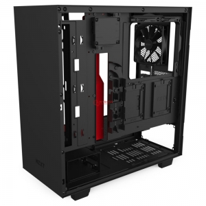 Vỏ Case NZXT H510i Matte Black- Đỏ Đen 