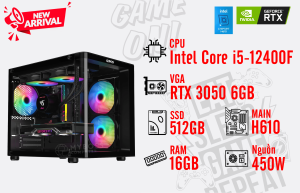 BỘ PC Intel Core i5-12400F/ RAM 16G/ SSD 512G/ VGA RTX 3050 6GB