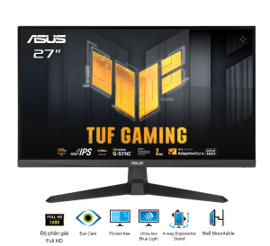 Màn Hình Gaming ASUS TUF VG279Q3A (27in- FHD- IPS- 180Hz- 1ms -GSync - FreeSync) Likewnew/ 2nd/ Bh hãng