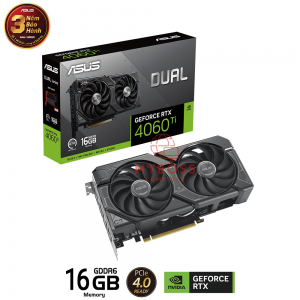VGA ASUS DUAL GeForce RTX™ 4060 Ti 16GB GDDR6