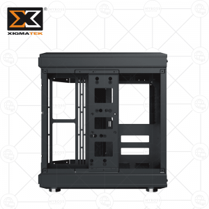 Vỏ Case XIGMATEK ALPHA CUBI - Black (Tặng 3 Fan RGB)
