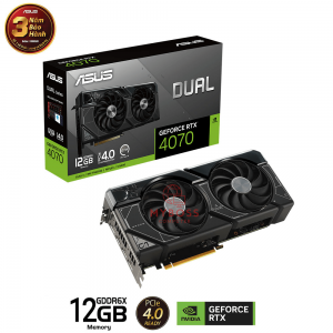 VGA ASUS Dual RTX 4070 12GB GDDR6X