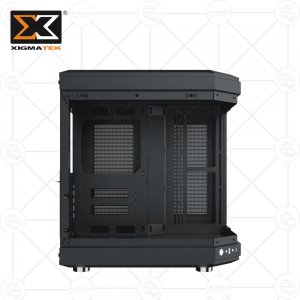 Vỏ Case XIGMATEK ALPHA CUBI - Black (Tặng 3 Fan RGB)