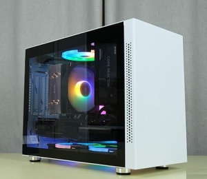 Vỏ Case SAMA IM01 Mini ITX White - Mặt Kính