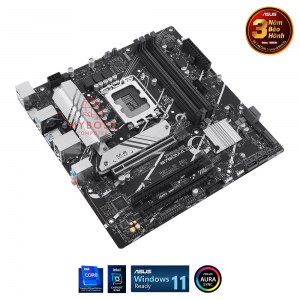 Mainboard ASUS PRIME B760M-A D4 (Intel B760, Socket 1700, m-ATX, 4 khe RAM DDR4)