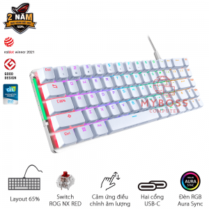 Bàn Phím Cơ ASUS ROG Falchion Ace - White/ RED Switch