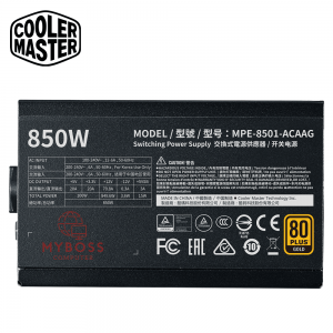 Nguồn Cooler Master MWE GOLD 850 V2 - 850W Non Modular (80 Plus Gold)