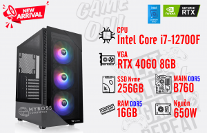 Bộ PC I7-12700F/ Ram 16G DDR5/ SSD Nvme 256G/ VGA RTX 4060 8GB