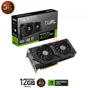 VGA ASUS DUAL RTX 4070 SUPER 12GB GDDR6X