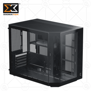 Vỏ Case XIGMATEK CUBI M - Black (Tặng 3 Fan RGB)