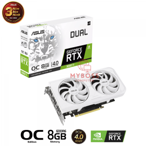 VGA ASUS DUAL RTX 3060 Ti White OC Edition 8GB GDDR6X