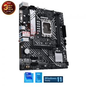 Mainboard Asus PRIME B660M-K D4 CSM (Intel B660, Socket 1700, m-ATX, 2 khe RAM DDR4)