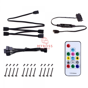 Kit 3 Fan ID-Cooling DF-12025-ARGB TRIO SNOW