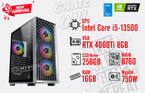 Bộ PC I5-13500/ Ram 16G/ SSD Nvme 256G/ VGA RTX 4060Ti 8GB