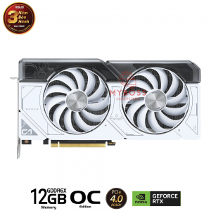 VGA ASUS DUAL RTX 4070 SUPER White OC Edition 12GB GDDR6X