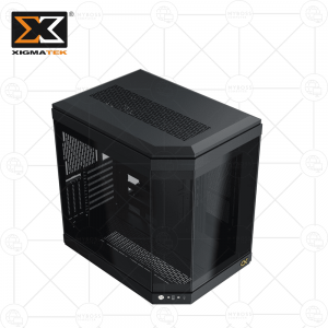 Vỏ Case XIGMATEK ALPHA CUBI - Black (Tặng 3 Fan RGB)