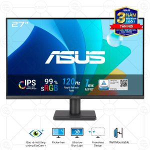 Màn Hình ASUS VA279HG 27in/ Full HD/ IPS/ 120hz/ 1ms MPRT/ Eye Care/ Adaptive Sync Màn Hình ASUS VA279HG 27in/ Full HD/ IPS/ 120hz/ 1ms MPRT/ Eye Care/ Adaptive Sync