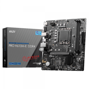Mainboard MSI PRO H610M-E DDR4 Intel H610, Socket 1700, m-ATX, 2 khe RAM DDR4)