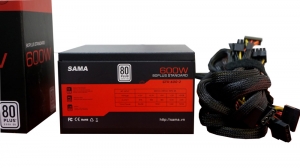 Nguồn máy tính SAMA GTX-600W - 80 Plus