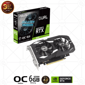 VGA ASUS DUAL RTX 3050 OC Edition 6GB GDDR6