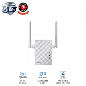 ASUS RP-N12 Chuẩn N300, thiết bị lặp sóng Repeater  