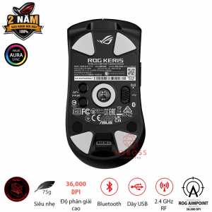 Chuột ASUS ROG Keris Wireless AimPoint - Black