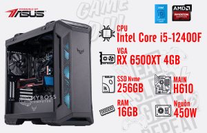 Bộ PC VISION I5-12400F/ RAM 16GB/ SSD Nvme 256GB/ VGA RX 6500XT 4GB