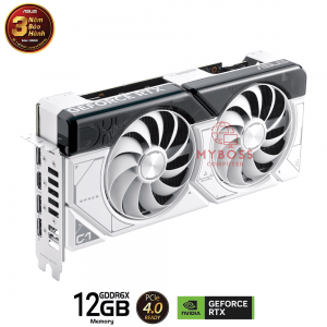 VGA ASUS DUAL RTX 4070 SUPER White Edition 12GB GDDR6X