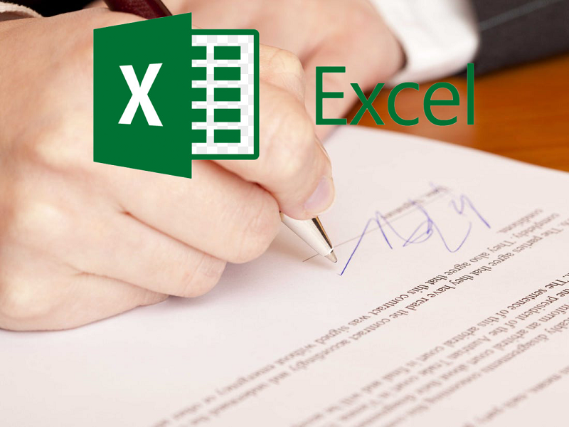 Tạo chữ kí và ngăn chặn sao chép trong Excel