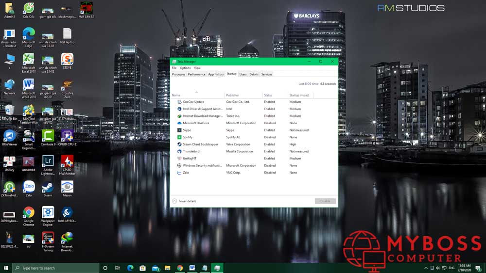Thêm chương trình khởi động cùng window nhanh chóng.