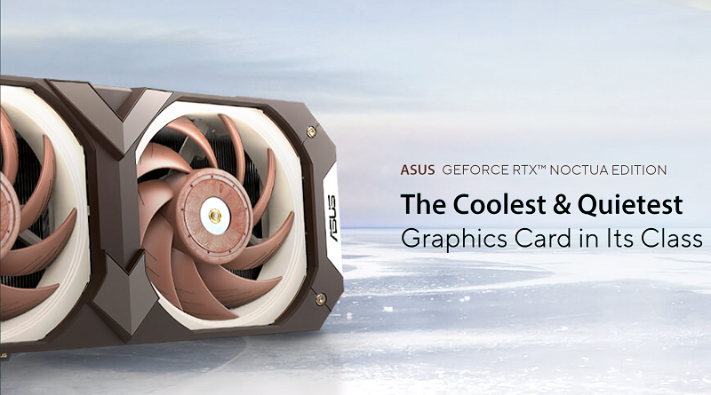 Asus tiếp tục 'bắt tay' cùng Noctua, chuẩn bị cho ra mắt chiếc RTX 3080 với tông màu nâu đặc trưng