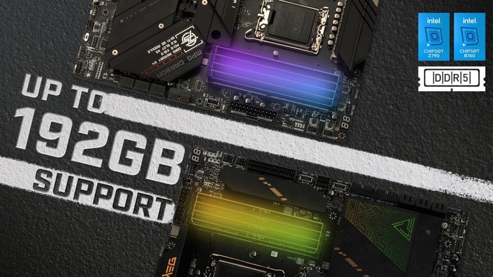 Bo mạch chủ Intel 700-Series hiện đã có thể hỗ trợ đến 192GB RAM DDR5