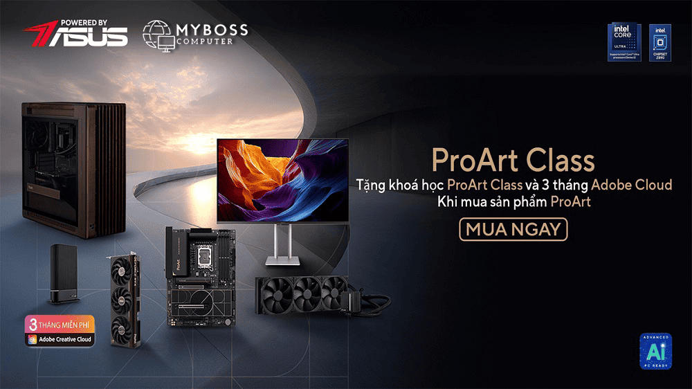 CTKM: ProArt Class 2025 - Tuyệt Tác Sáng Tạo Từ Công Nghệ Đỉnh Cao