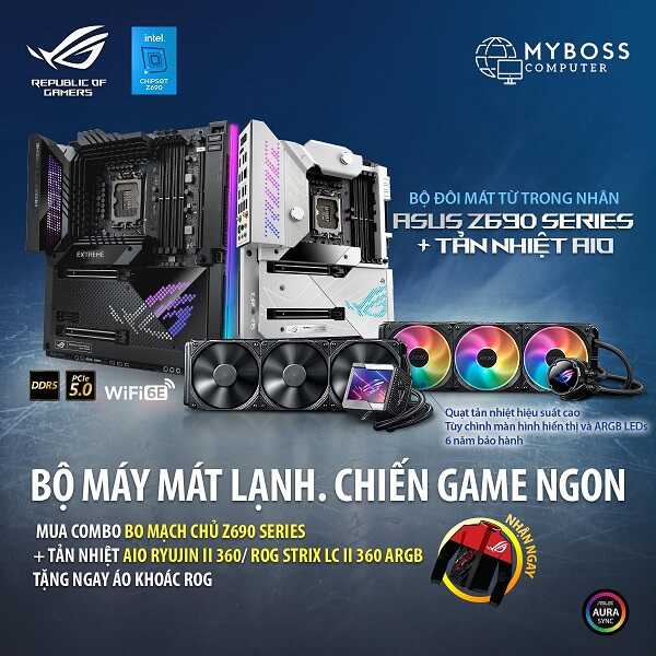 KÈO THƠM ĐÂY RỒI ! COMBO LẠNH NGẮT TẶNG QUÀ CỰC GẮT TỪ ASUS VÀ MYBOSS