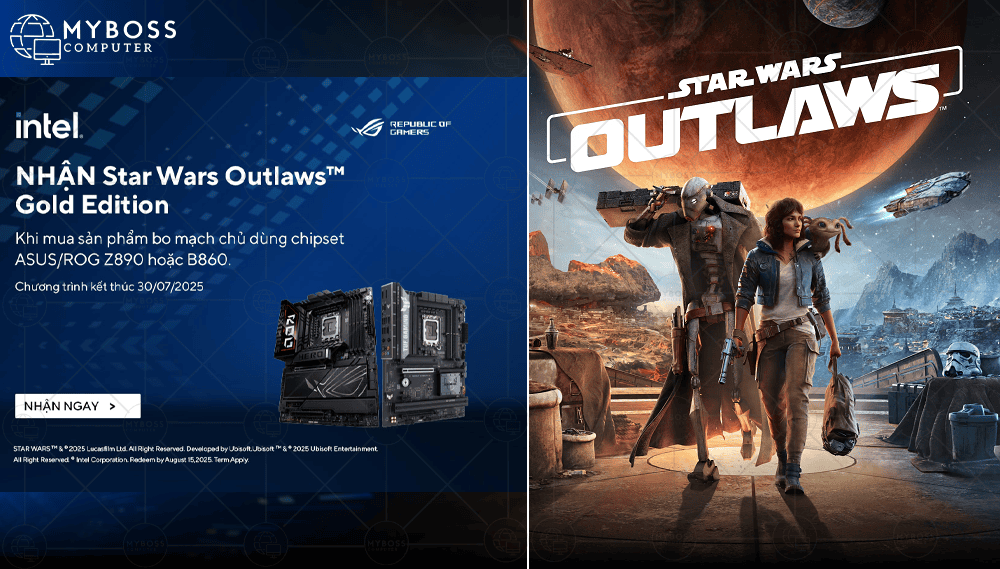 CTKM ASUS x INTEL GAMING: NÂNG CẤP PC, NHẬN QUÀ LIỀN TAY