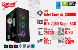 Bộ PC I5-13600K/ Ram 16G/ SSD Nvme 256G/ VGA RTX 2060 Super 8GB